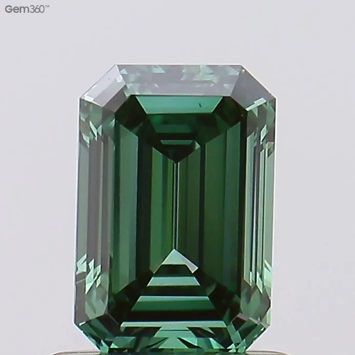 0.19ct Emerald Lab Grown Diamond (Colour Fancy Vivid Green, Clarity VS1, Uncertified)