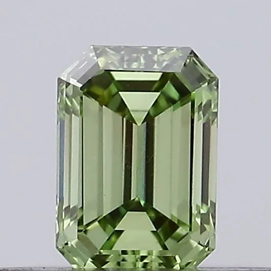 0.20ct Emerald Lab Grown Diamond (Colour Fancy Vivid Green, Clarity VS1, IGI Certified)