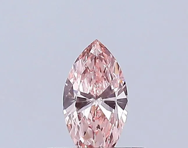 0.26ct Marquise Lab Grown Diamond (Colour Fancy Vivid Pink, Clarity VVS2, Uncertified)