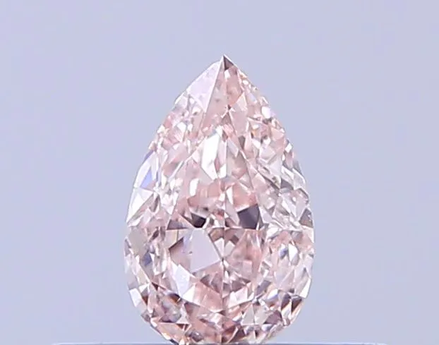 0.27ct Pear Lab Grown Diamond (Colour Fancy Light Brown Pink, Clarity VS2, IGI Certified)