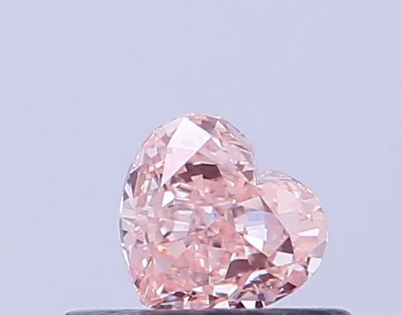 0.29ct Heart Lab Grown Diamond (Colour Fancy Intense Pink, Clarity VVS2, IGI Certified)