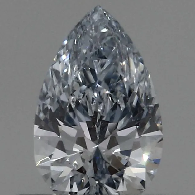 0.38ct Pear Lab Grown Diamond (Colour Fancy Blue, Clarity VVS2, IGI Certified)