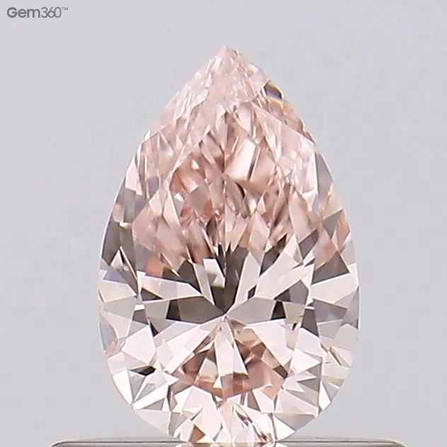 0.51ct Pear Lab Grown Diamond (Colour Fancy Light Pink, Clarity VS2, Uncertified)