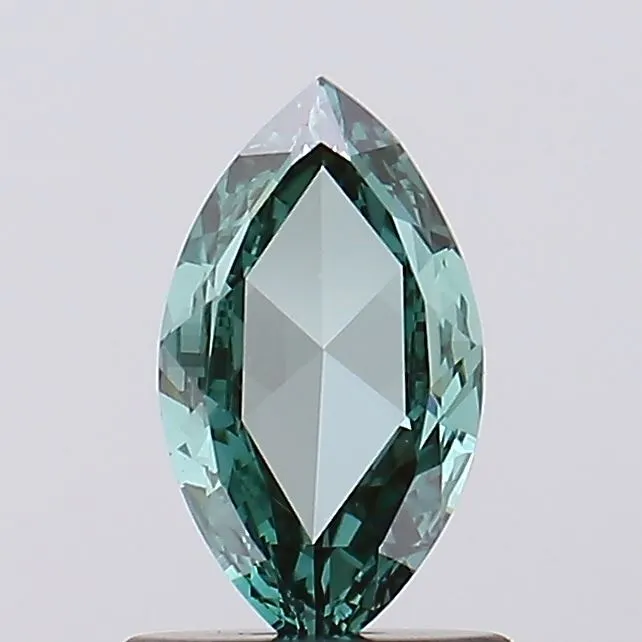 0.52ct Marquise Lab Grown Diamond (Colour Fancy Vivid Green, Clarity VS1, Uncertified)