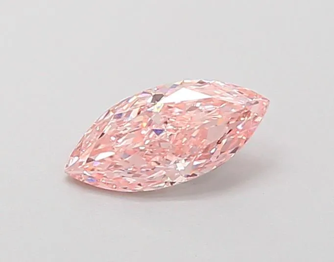 0.53ct Marquise Lab Grown Diamond (Colour Fancy Intense Pink, Clarity VS1, IGI Certified)