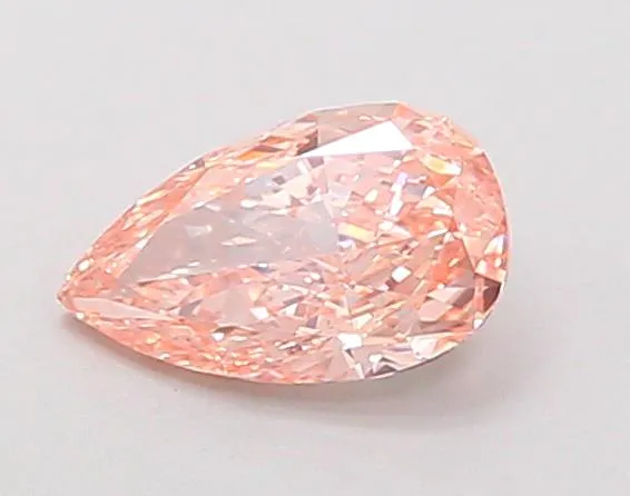 0.54ct Pear Lab Grown Diamond (Colour Fancy Intense Brownish Pink, Clarity VS1, IGI Certified)