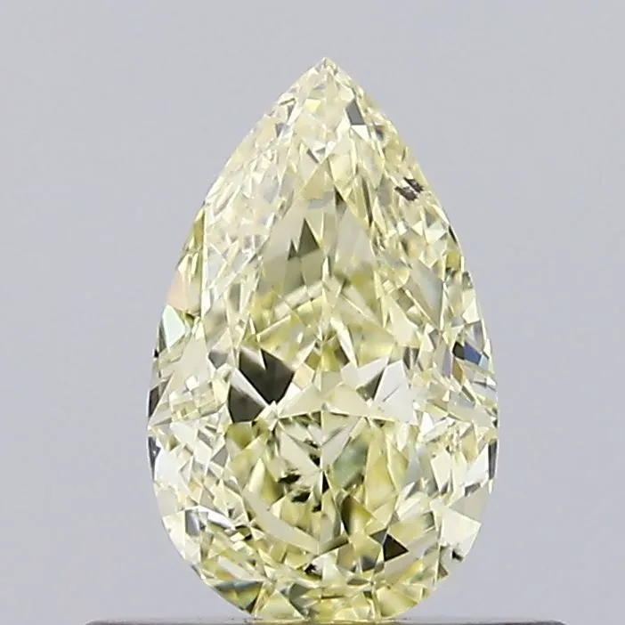 0.54ct Pear Lab Grown Diamond (Colour Fancy Yellow, Clarity SI1, IGI Certified)
