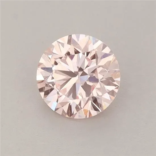 0.56ct Round Lab Grown Diamond (Colour Fancy Intense Pink, Clarity VS1, Cut ID, IGI Certified)