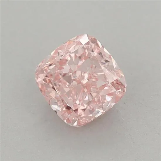 0.73ct Cushion brilliant Lab Grown Diamond (Colour Fancy Vivid Pink, Clarity VVS2, IGI Certified)