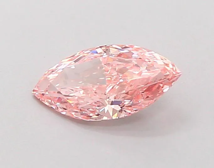 0.77ct Marquise Lab Grown Diamond (Colour Fancy Intense Pink, Clarity VVS2, IGI Certified)
