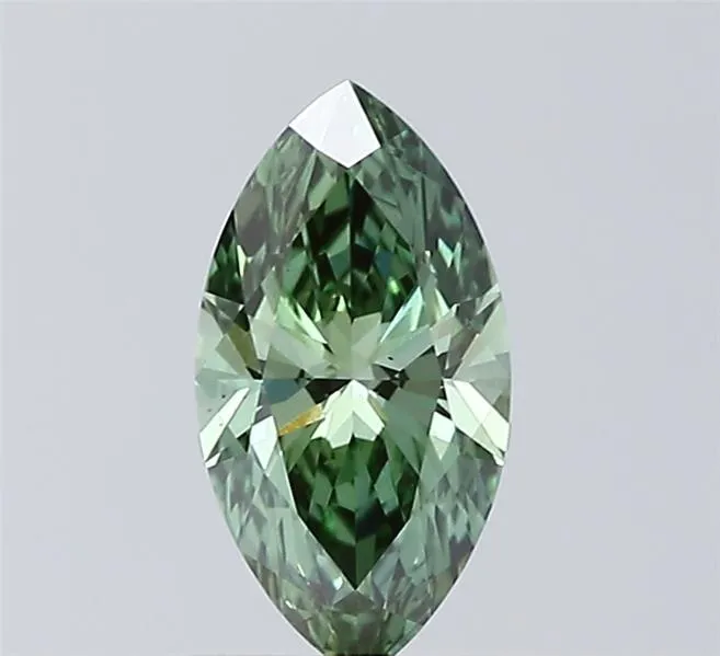 1.00ct Marquise Lab Grown Diamond (Colour Fancy Vivid Green, Clarity VS1, IGI Certified)