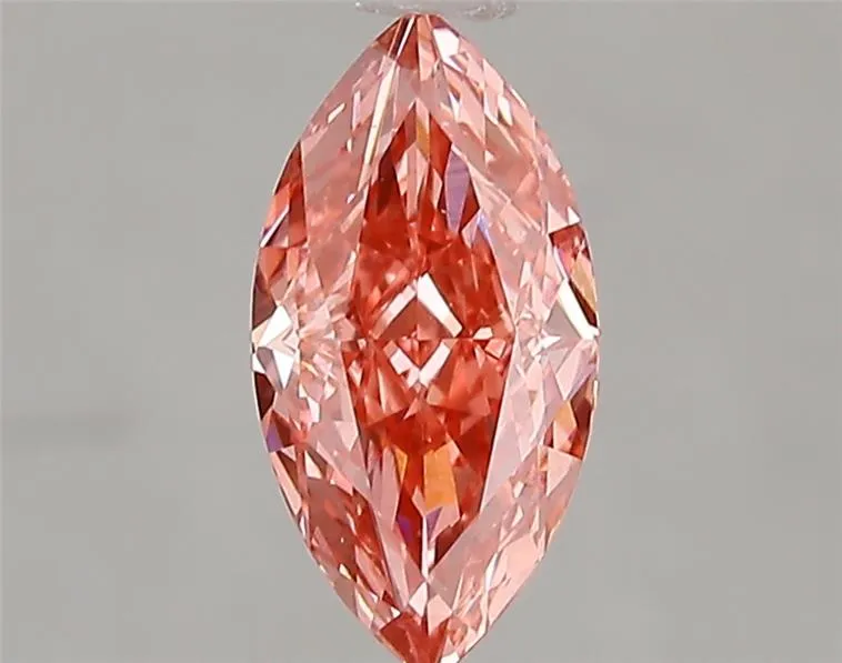 1.00ct Marquise Lab Grown Diamond (Colour Fancy Vivid Pink, Clarity VS2, IGI Certified)