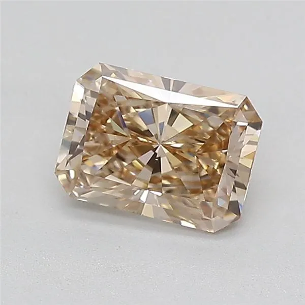 1.01ct Radiant Lab Grown Diamond (Colour Light Brown, Clarity VS2, IGI Certified)