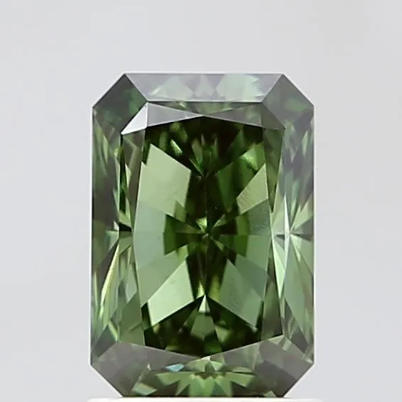 1.02ct Radiant Lab Grown Diamond (Colour Green, Clarity VS1, Uncertified)