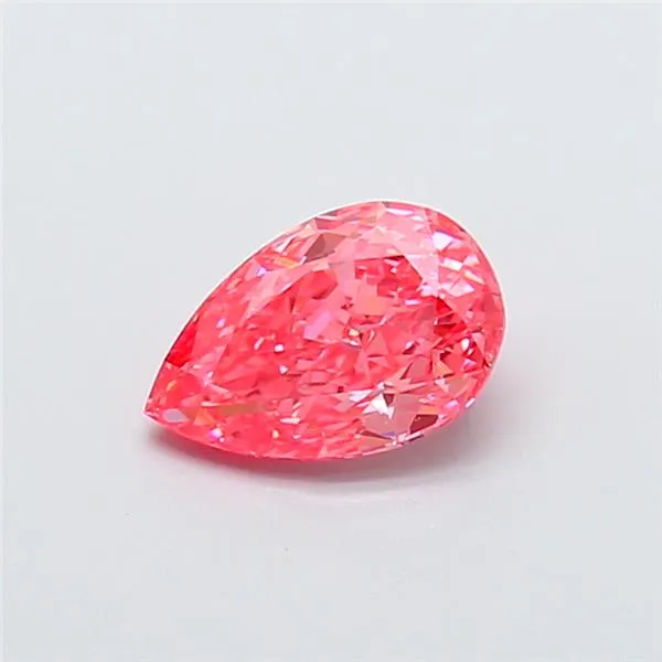 1.03ct Pear Lab Grown Diamond (Colour Fancy Vivid Pink, Clarity VVS2, IGI Certified)