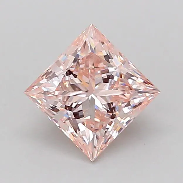 1.03ct Princess Lab Grown Diamond (Colour Fancy Pink, Clarity VVS1, IGI Certified)