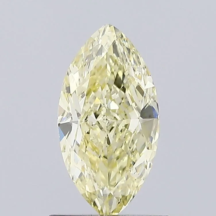 1.04ct Marquise Lab Grown Diamond (Colour Fancy Yellow, Clarity VVS2, IGI Certified)