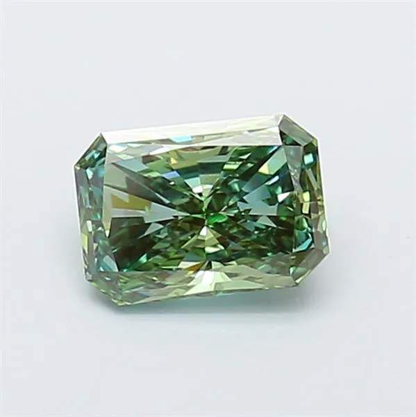 1.04ct Radiant Lab Grown Diamond (Colour Fancy Vivid Green, Clarity VS2, IGI Certified)