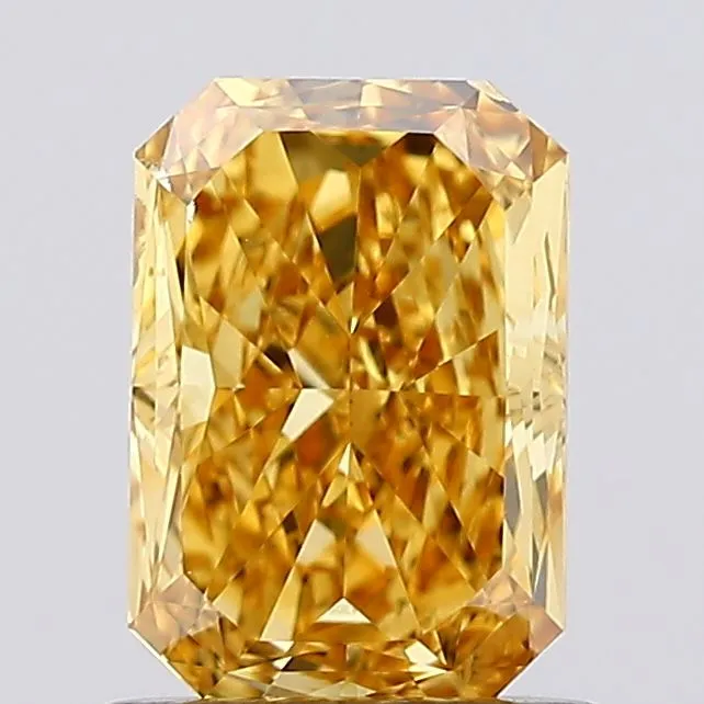 1.04ct Radiant Lab Grown Diamond (Colour Fancy Vivid Yellow, Clarity VS2, IGI Certified)
