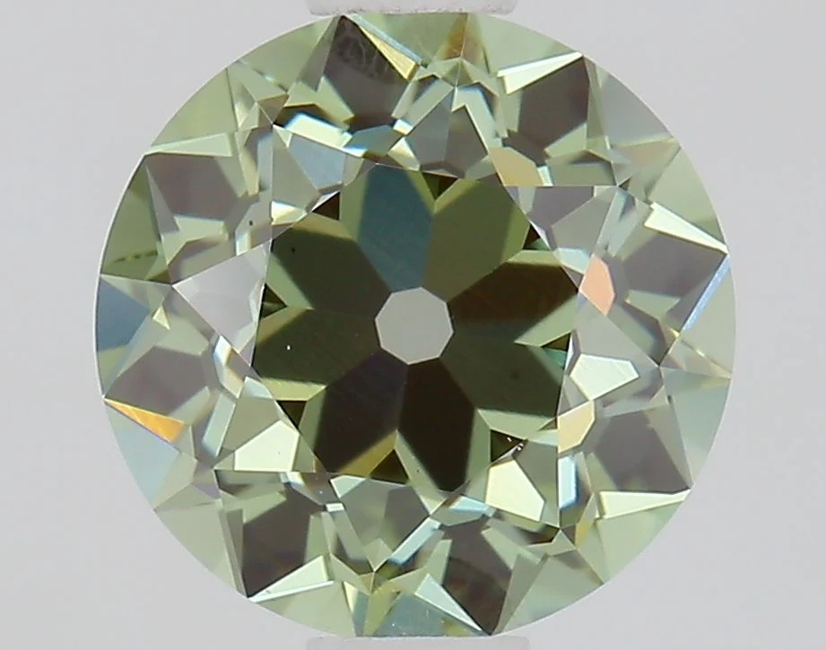 1.05ct European cut Lab Grown Diamond (Colour Fancy Intense Green, Clarity VS1, IGI Certified)