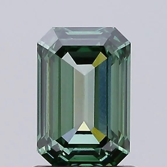 1.06ct Emerald Lab Grown Diamond (Colour Fancy Vivid Green, Clarity VVS2, IGI Certified)