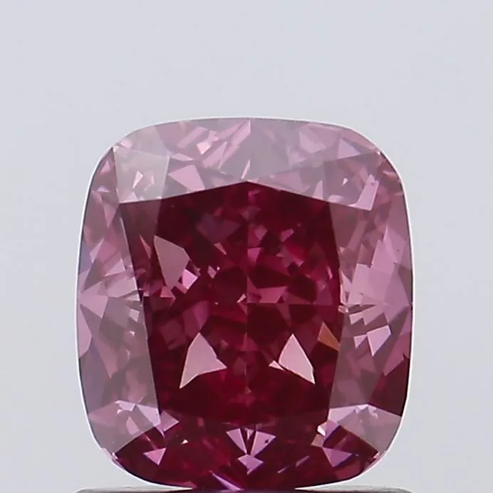 1.09ct Cushion brilliant Lab Grown Diamond (Colour Fancy Pink, Clarity VS1, IGI Certified)