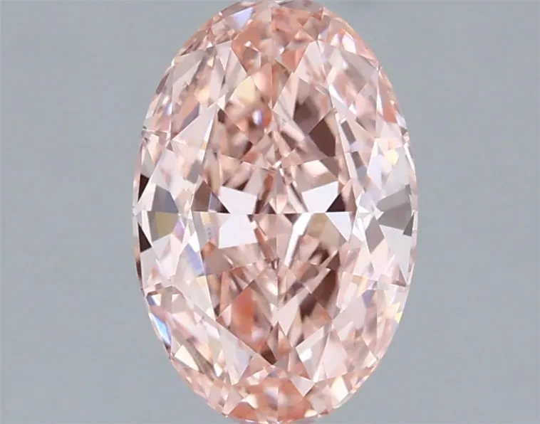 1.14ct Oval Lab Grown Diamond (Colour Fancy Vivid Pink, Clarity VVS2, IGI Certified)