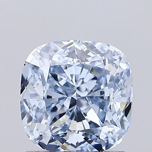 1.15ct Cushion modified Lab Grown Diamond (Colour Fancy Blue, Clarity VVS2, IGI Certified)
