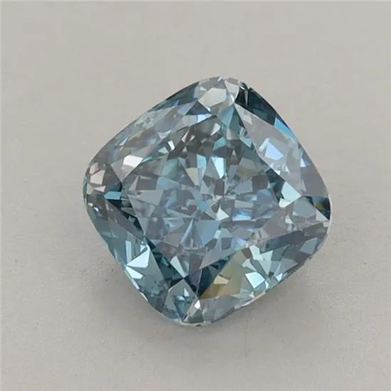1.17ct Cushion modified Lab Grown Diamond (Colour Fancy Vivid Blue, Clarity VS1, IGI Certified)