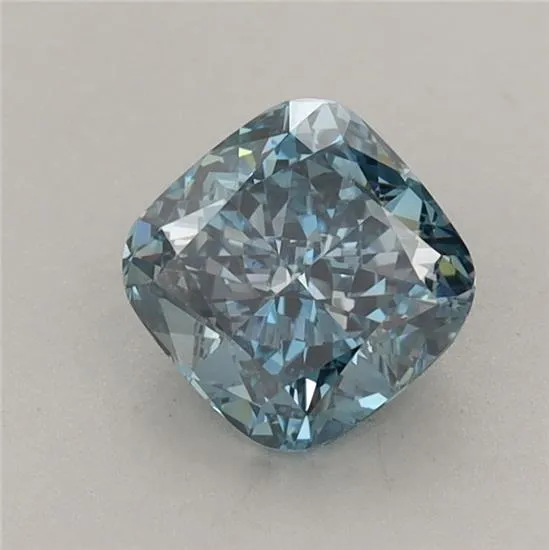 1.18ct Cushion modified Lab Grown Diamond (Colour Fancy Vivid Blue, Clarity VS1, IGI Certified)