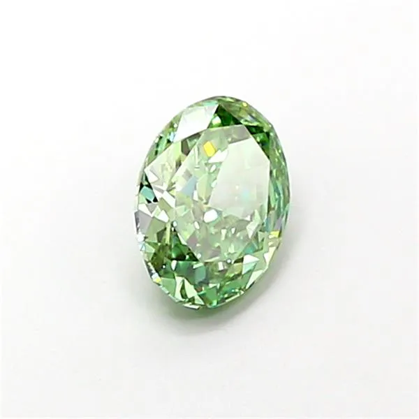 1.22ct Oval Lab Grown Diamond (Colour Fancy Vivid Green, Clarity VVS2, IGI Certified)