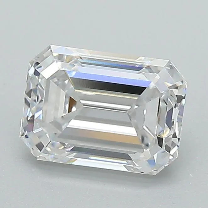 1.29ct Emerald Lab Grown Diamond (Colour D, Clarity VVS2, GIA Certified)