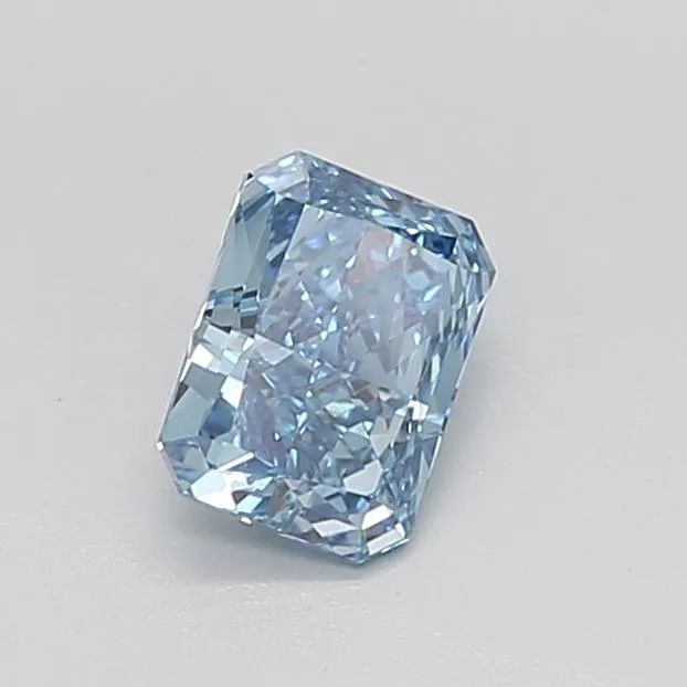 1.32ct Radiant Lab Grown Diamond (Colour Fancy Vivid Blue, Clarity VS1, IGI Certified)