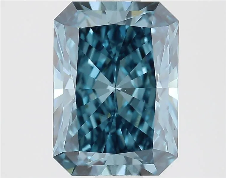 1.40ct Radiant Lab Grown Diamond (Colour Fancy Vivid Blue, Clarity VVS2, IGI Certified)
