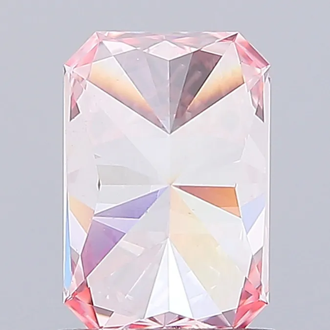 1.41ct Radiant Lab Grown Diamond (Colour Fancy Vivid Pink, Clarity VVS2, IGI Certified)