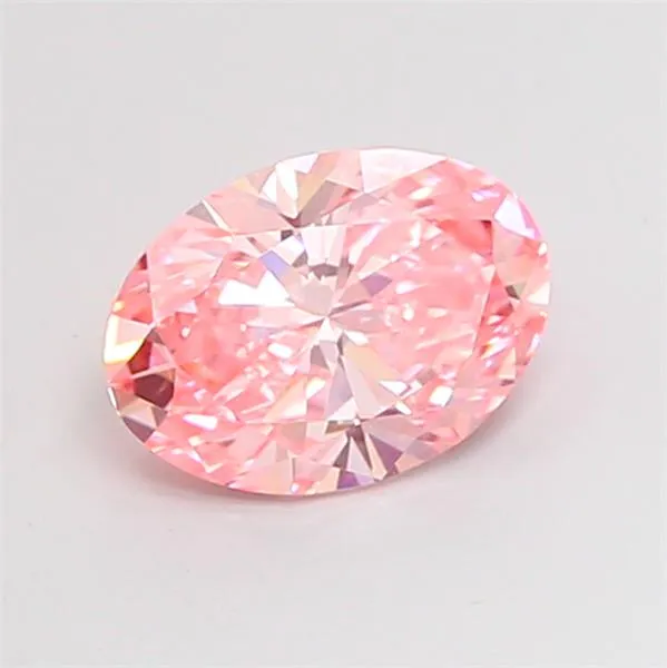 1.49ct Oval Lab Grown Diamond (Colour Fancy Vivid Pink, Clarity VVS2, IGI Certified)