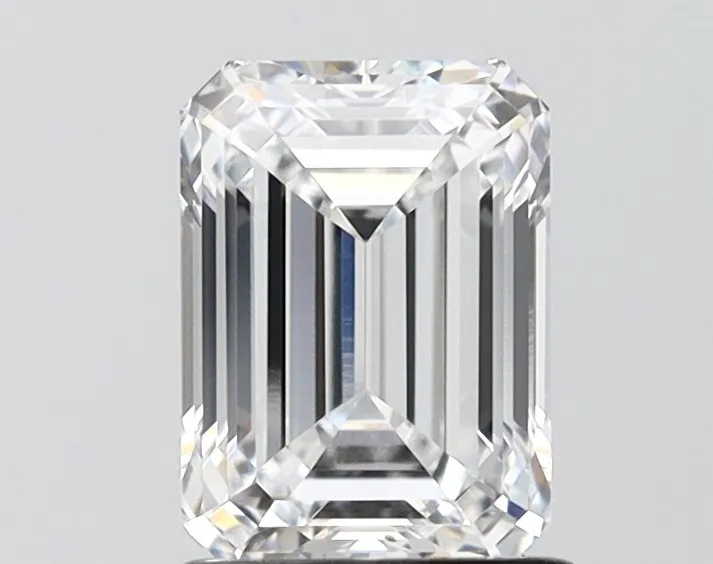 1.51ct Emerald Lab Grown Diamond (Colour D, Clarity VVS2, IGI Certified)