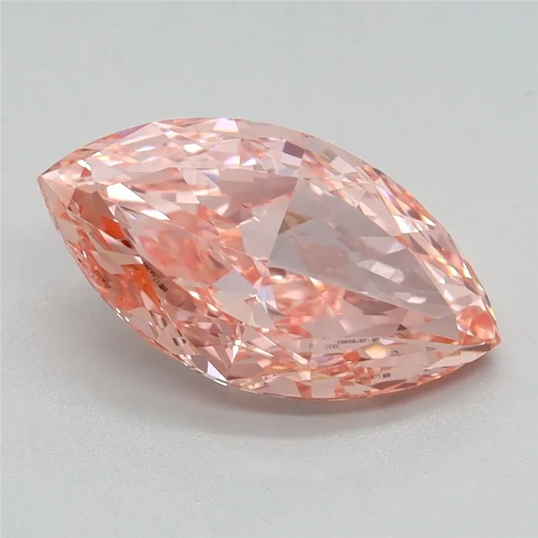 1.51ct Marquise Lab Grown Diamond (Colour Fancy Vivid Pink, Clarity VVS2, IGI Certified)