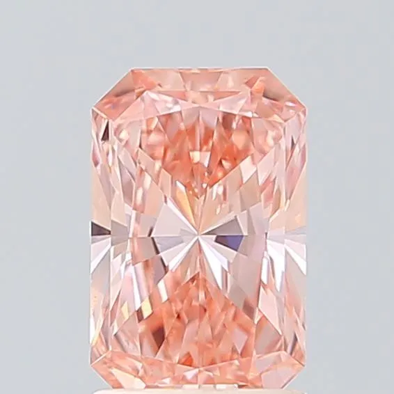 1.51ct Radiant Lab Grown Diamond (Colour Fancy Vivid Pink, Clarity VS1, IGI Certified)