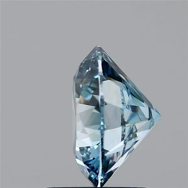 1.53ct Round Lab Grown Diamond (Colour Fancy Intense Blueish Green, Clarity VS1, Cut ID, IGI Certified)