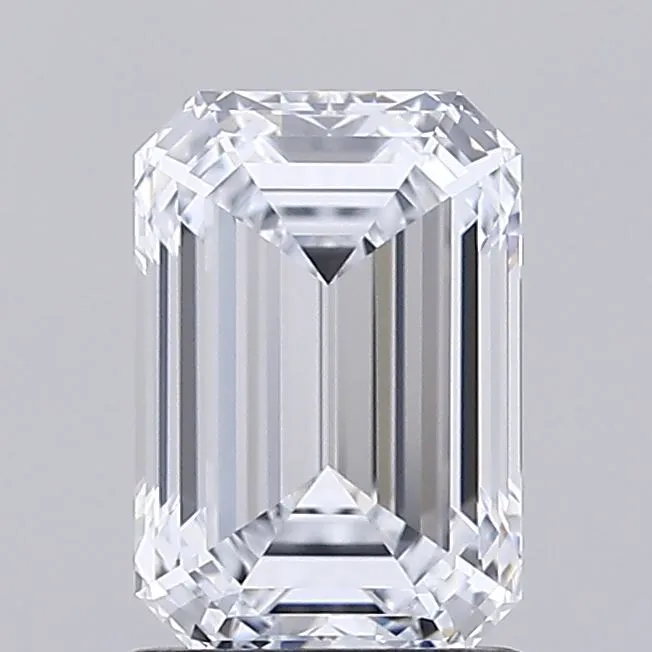 1.55ct Emerald Lab Grown Diamond (Colour E, Clarity IF, IGI Certified)