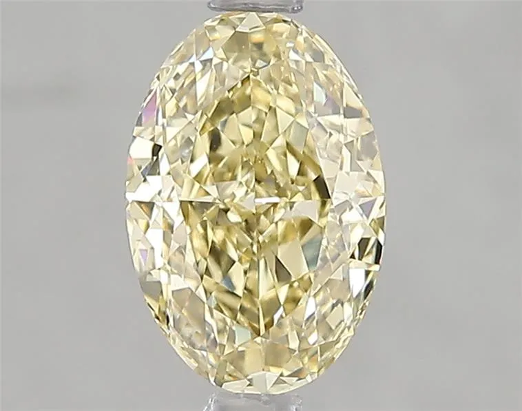 1.58ct Oval Lab Grown Diamond (Colour Fancy Yellow, Clarity VS1, IGI Certified)