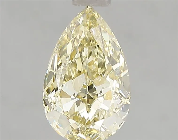 1.58ct Pear Lab Grown Diamond (Colour Fancy Yellow, Clarity VVS2, IGI Certified)