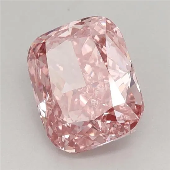 1.60ct Cushion modified Lab Grown Diamond (Colour Fancy Vivid Pink, Clarity VS1, IGI Certified)