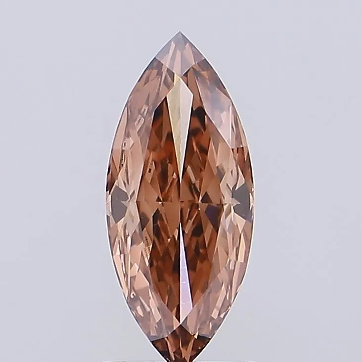 1.66ct Marquise Lab Grown Diamond (Colour Fancy Brown, Clarity VVS1, IGI Certified)