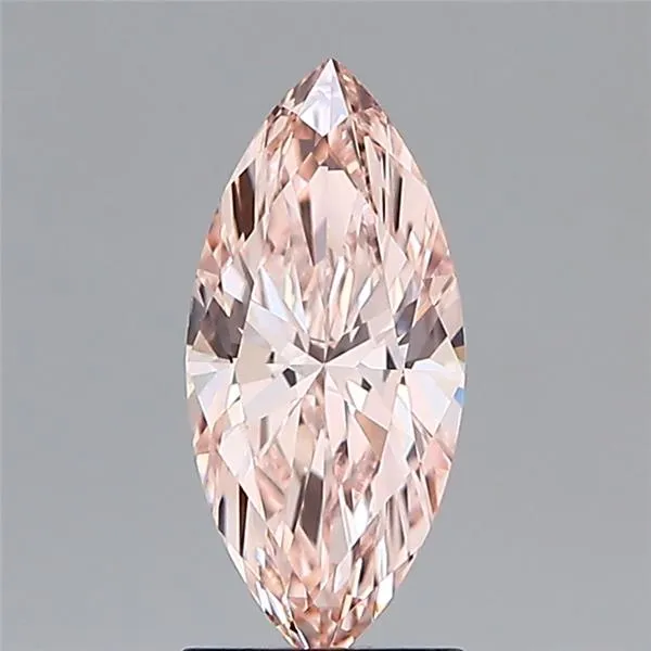 1.66ct Marquise Lab Grown Diamond (Colour Fancy Light Pink Brown, Clarity VVS1, IGI Certified)