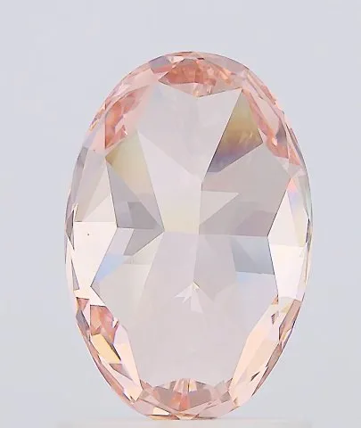 1.71ct Oval Lab Grown Diamond (Colour Fancy Vivid Pink, Clarity VVS2, IGI Certified)