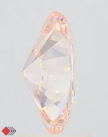 1.84ct Oval Lab Grown Diamond (Colour Fancy Vivid Pink, Clarity VS2, IGI Certified)