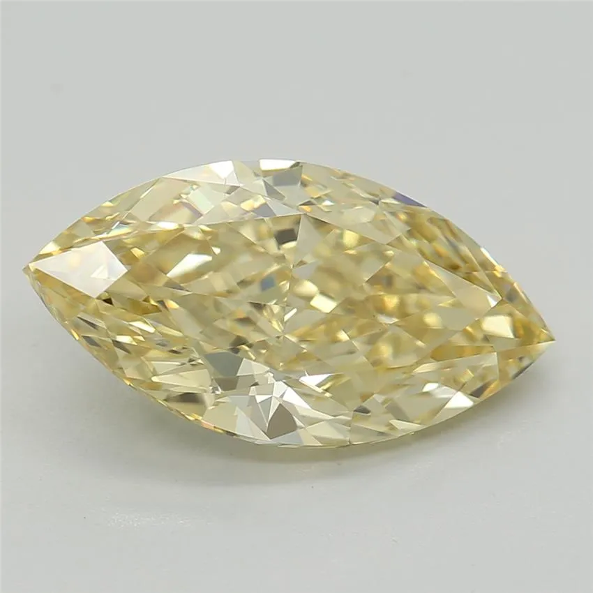 1.85ct Marquise Lab Grown Diamond (Colour Fancy Intense Yellow, Clarity VS1, IGI Certified)