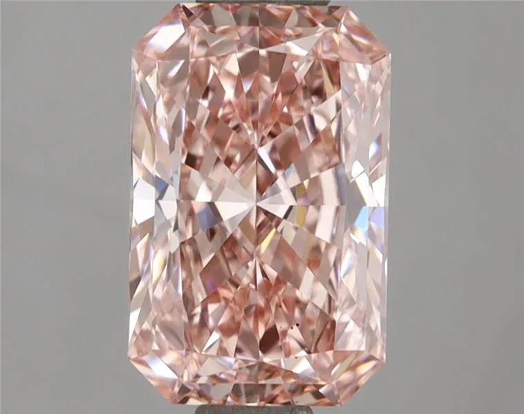1.86ct Radiant Lab Grown Diamond (Colour Fancy Vivid Pink, Clarity VS1, IGI Certified)